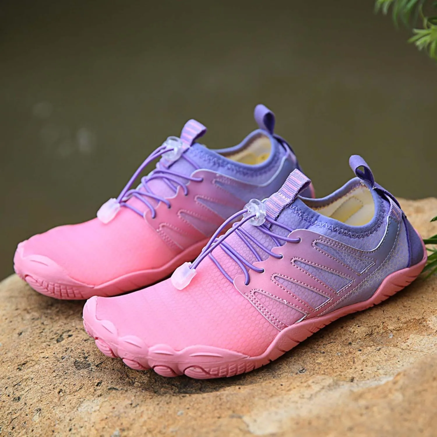 Unisex Walking Shoes Non-Slip Soft Bottom Fitness Dance Training Shoes Lightweight Barefoot Shoes Breathable Bicycle Shoes Outdoor Beach Swimming Water Shoes