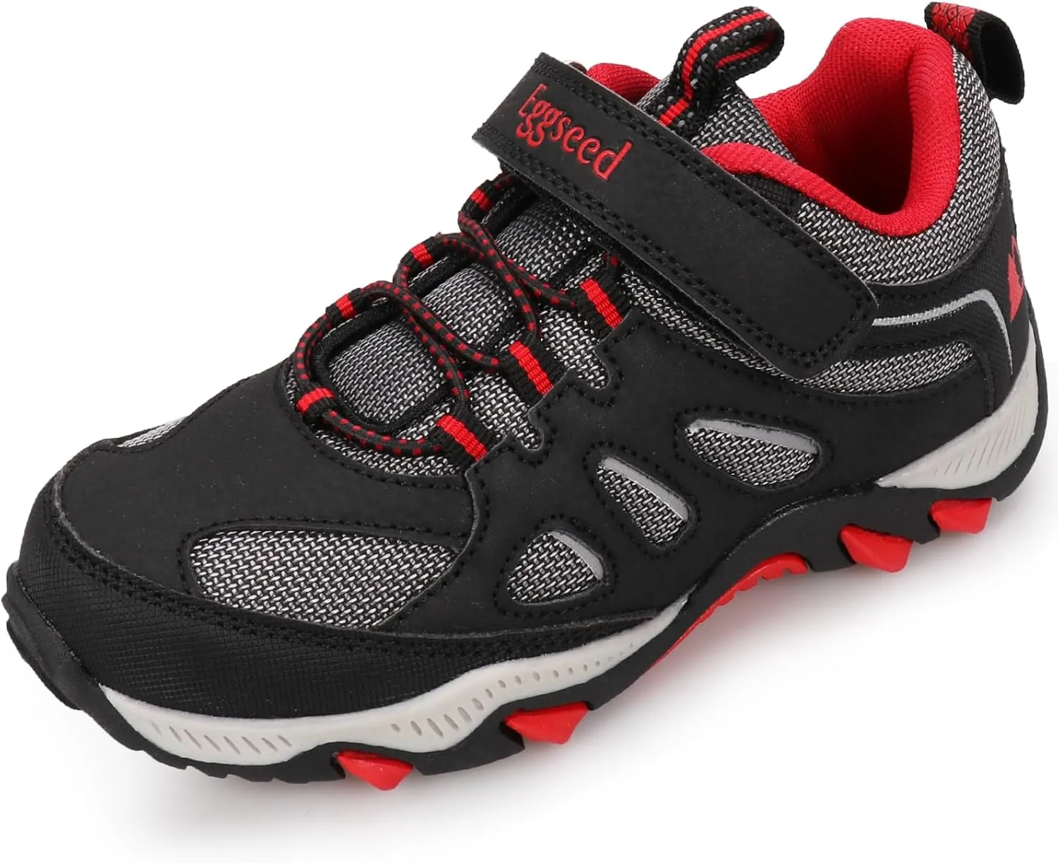UOVO Boys Shoes Water Resistant Hiking Boots Kids Outdoor Walking Shoes Non Slip Ankle Athletic Sneaker Anti Collision Size 9.5 Toddler to 4.5 Big Kids