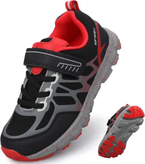 UOVO Boys Shoes Water Resistant Hiking Boots Kids Outdoor Walking Shoes Non Slip Ankle Athletic Sneaker Anti Collision Size 9.5 Toddler to 4.5 Big Kids