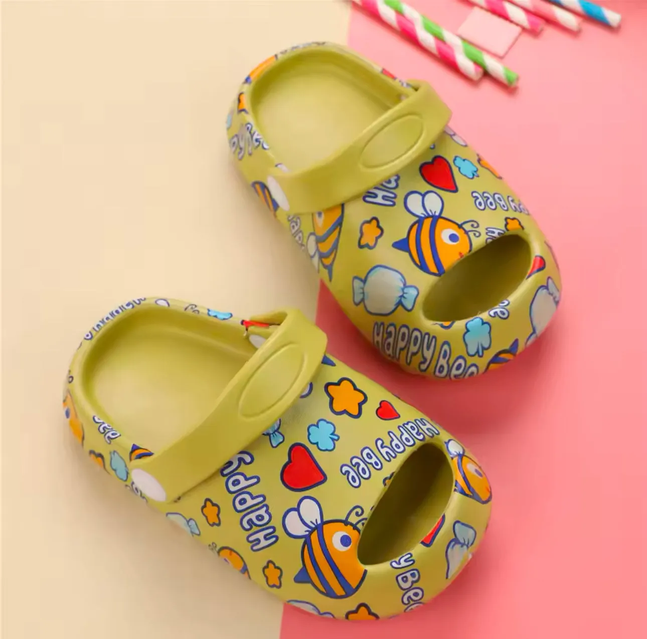 ÅVA SìMpï Bee Summer Clogs For Baby/Toddler Girls