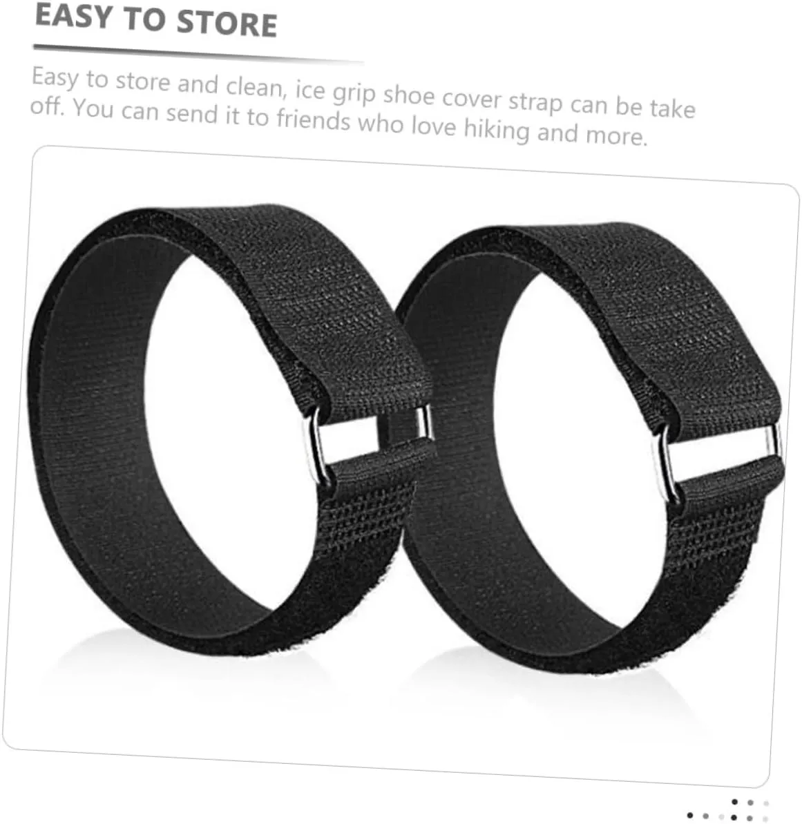 VALICLUD Tie Strap Shoes Ties Ice Grippers Portable Shoe Grippers Shoe Grippers Binding Climbing Shoes Grippers