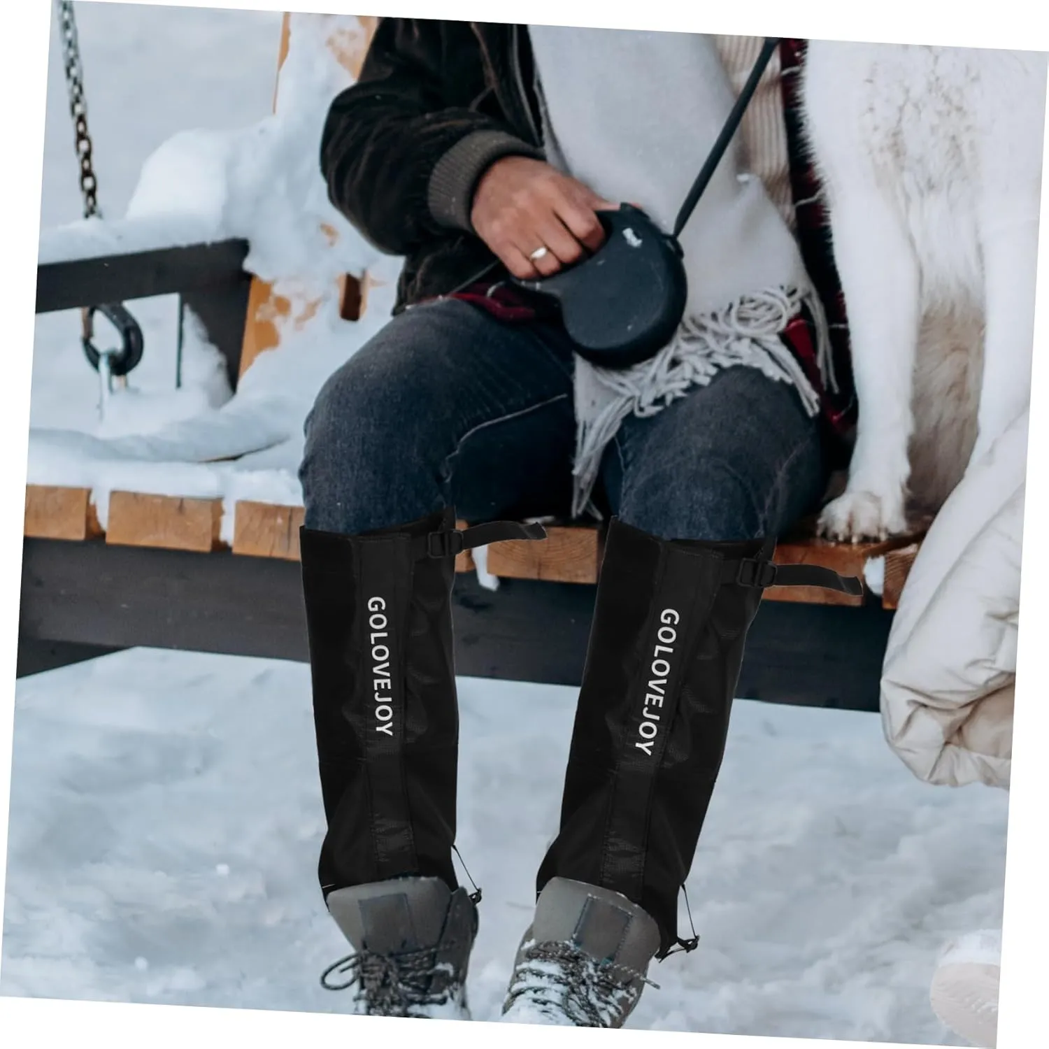 VANZACK Boots Snowshoeing Equipment Hiking Boot Gaiters Warm Hiking Legging Covers Hiking Leg Covers Hiking
