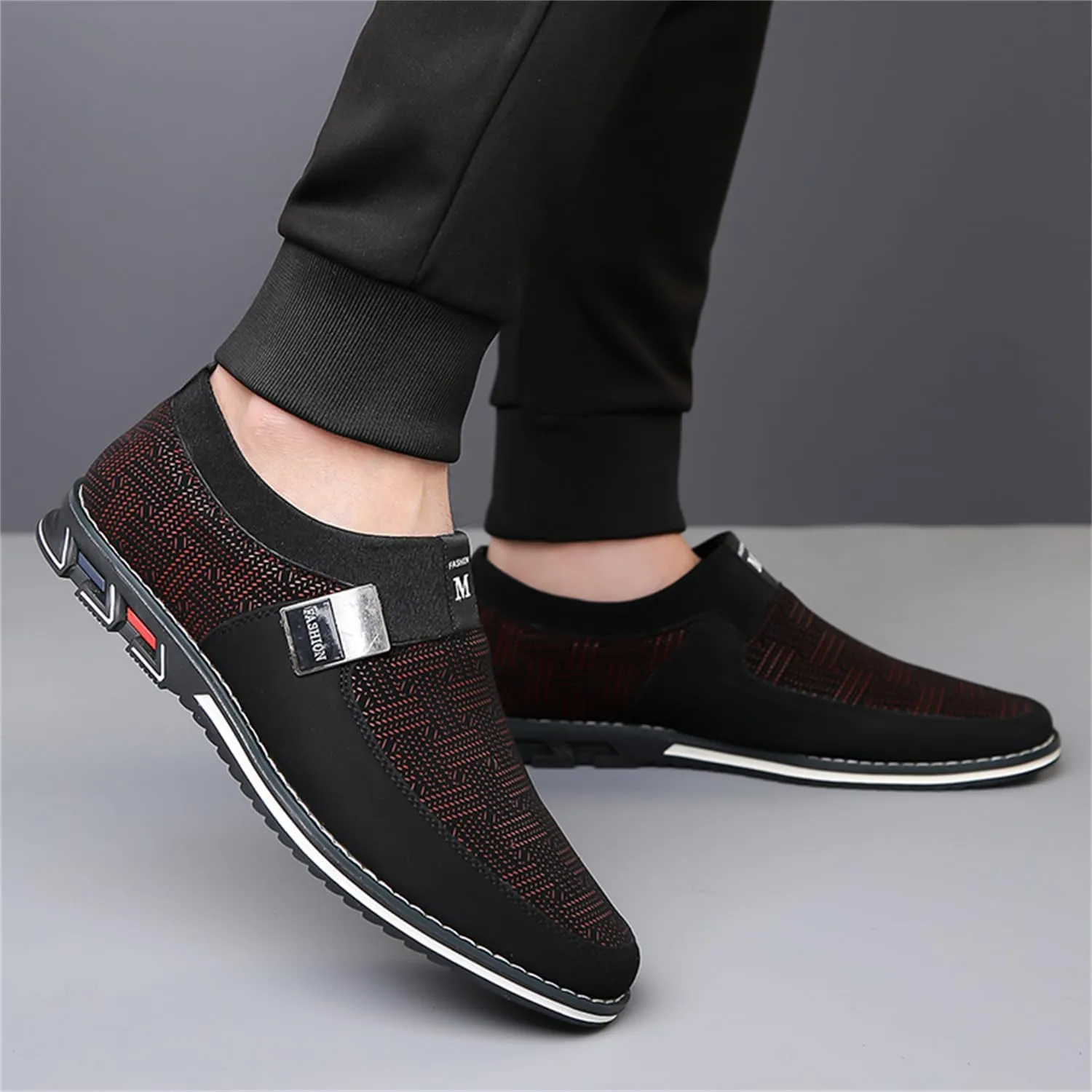 Veslesth Men Casual Shoes Sneakers Loafers Comfort Walking Shoes Fashion Driving Shoes Luxury Leather Shoes for Male Business Work Office Dress Outdoor