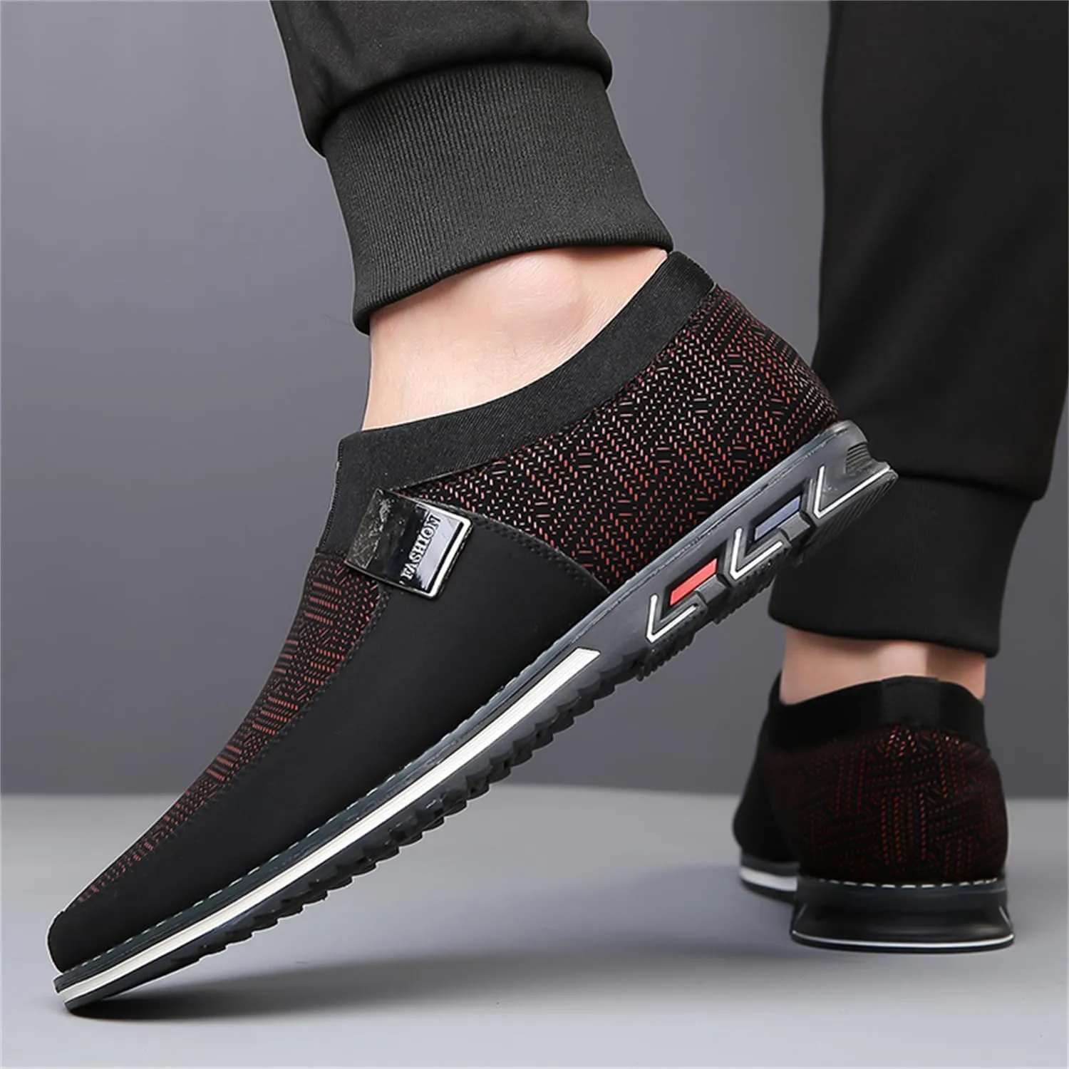 Veslesth Men Casual Shoes Sneakers Loafers Comfort Walking Shoes Fashion Driving Shoes Luxury Leather Shoes for Male Business Work Office Dress Outdoor