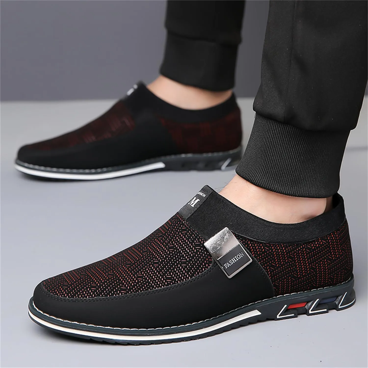 Veslesth Men Casual Shoes Sneakers Loafers Comfort Walking Shoes Fashion Driving Shoes Luxury Leather Shoes for Male Business Work Office Dress Outdoor