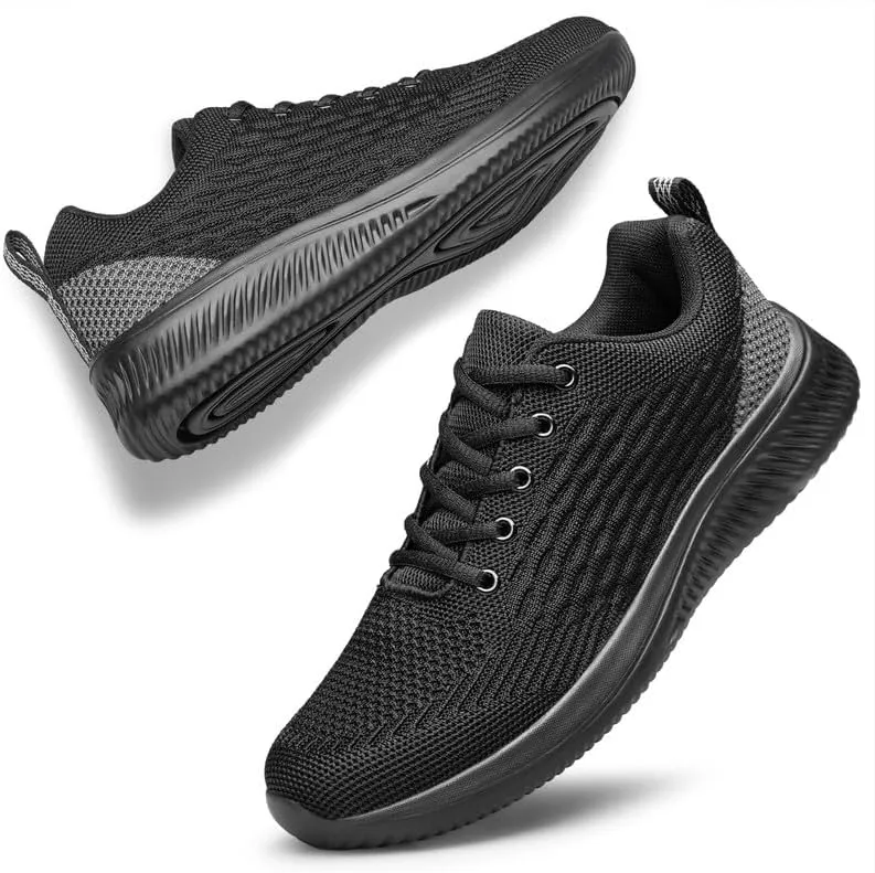 vibdiv Mens Lightweight Athletic Running Walking Gym Shoes - Slip on Casual Non Slip Fashion Sneakers Walking Shoe