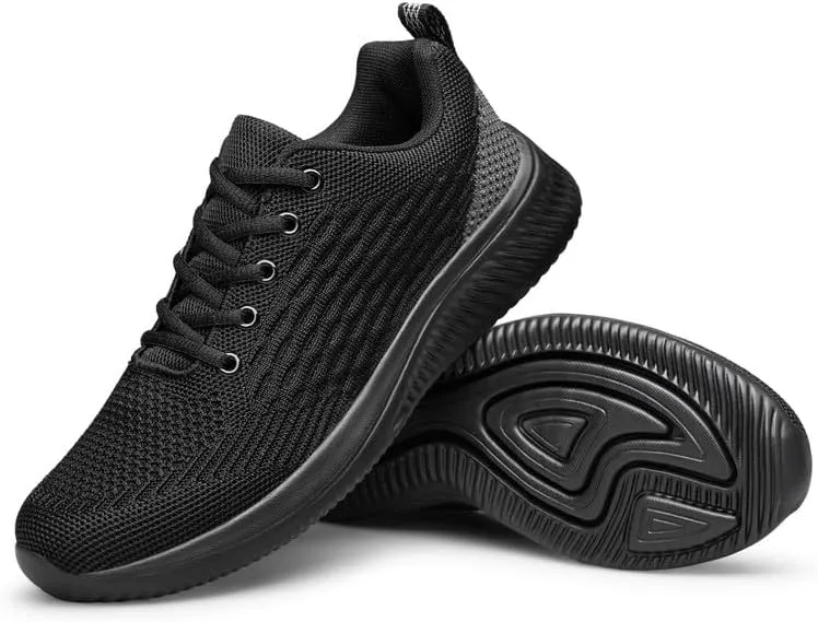 vibdiv Mens Lightweight Athletic Running Walking Gym Shoes - Slip on Casual Non Slip Fashion Sneakers Walking Shoe