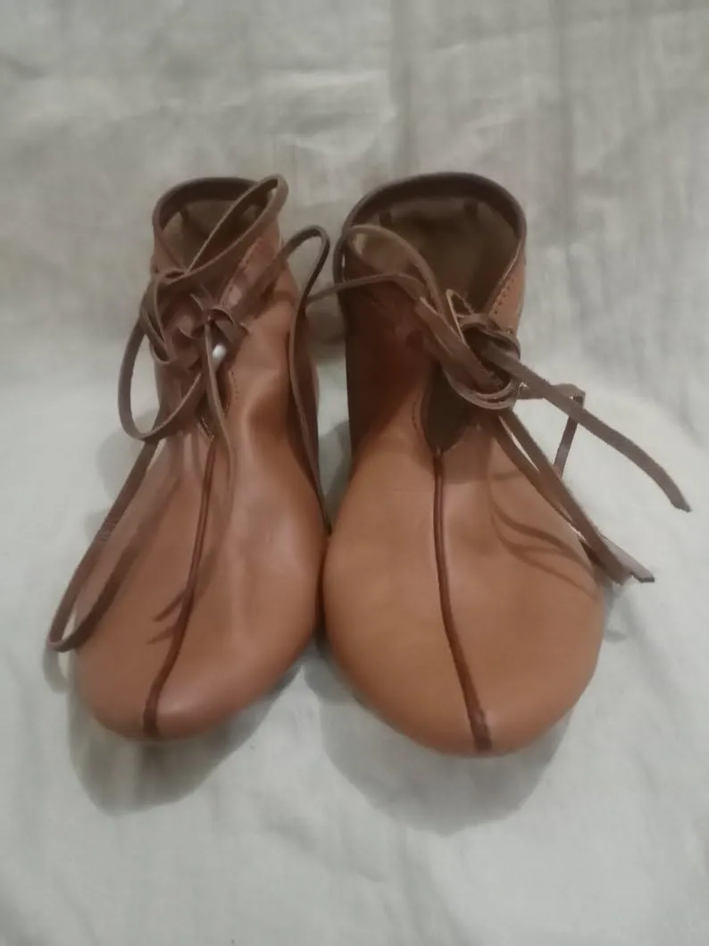Viking Shoes,one Piece Shoes,turnshoes,9th Century Shoes