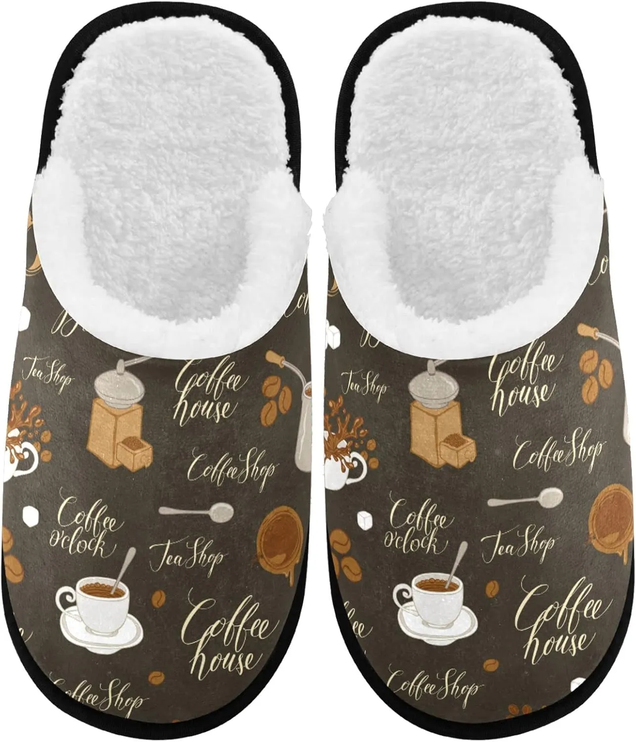 visesunny Floral Slippers Soft Memory Foam Non-Slip Indoor House Slippers Home Shoes for Bedroom Hotel Travel Spa