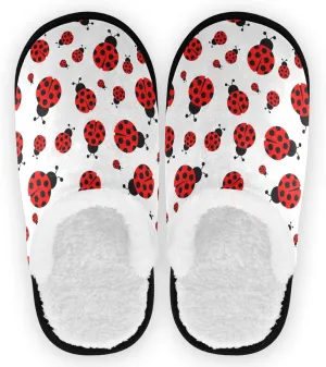 visesunny Slippers for Women Mens Stylish Foral Winter Warm Memory Foam Cotton Home Slippers Soft Plush Fleece Slip on House Slippers for Girls Indoor Outdoor Shoes