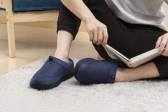 VONMAY Men's Slippers Memory Foam House Shoes Adjustable Closed Back