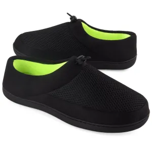 VONMAY Men's Slippers Memory Foam House Shoes Adjustable Closed Back
