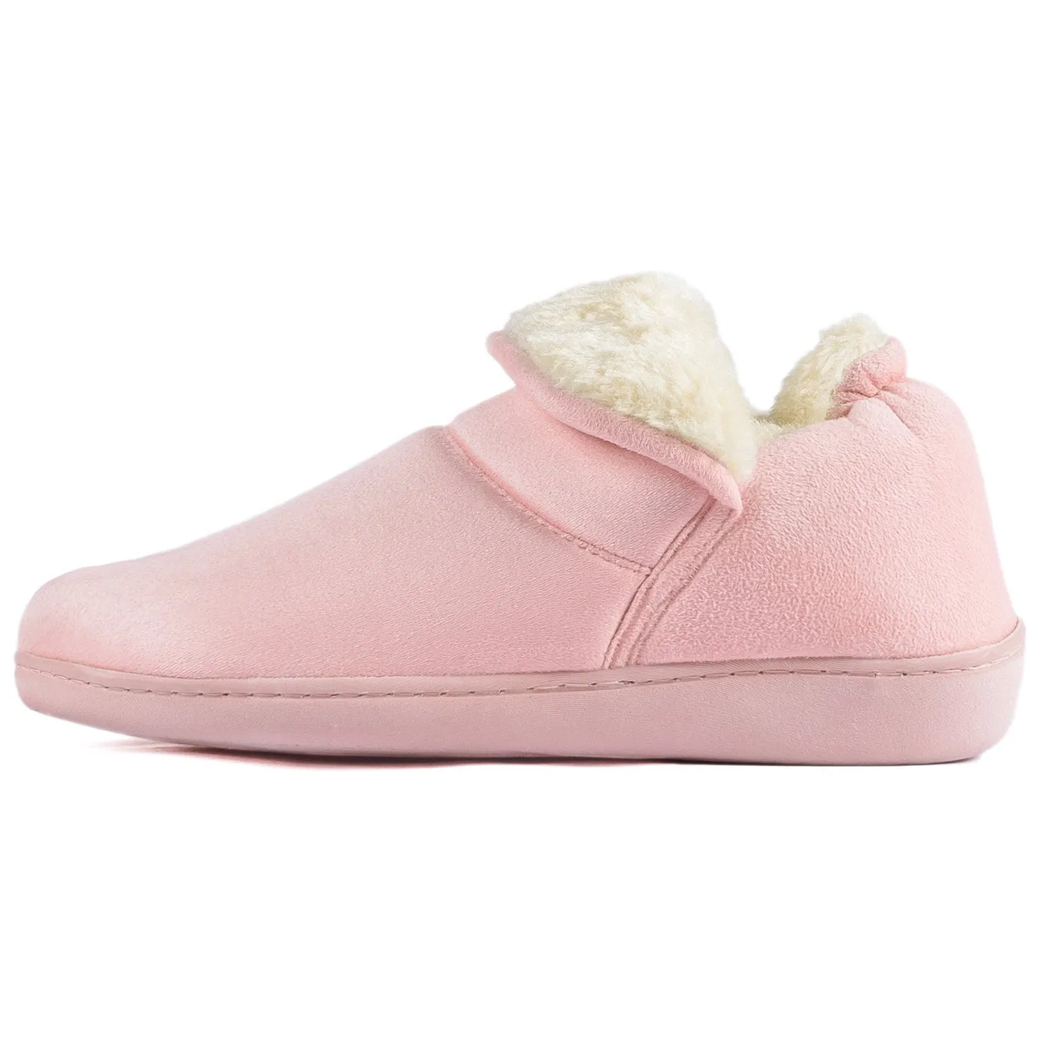 VONMAY Women's Faux Fur Suede House Booties Memory Foam Slippers