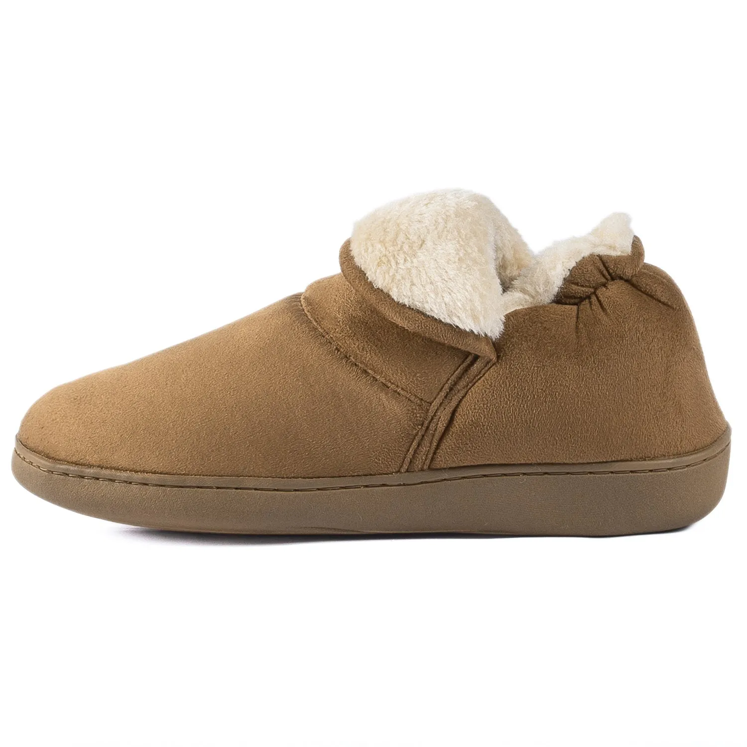 VONMAY Women's Faux Fur Suede House Booties Memory Foam Slippers