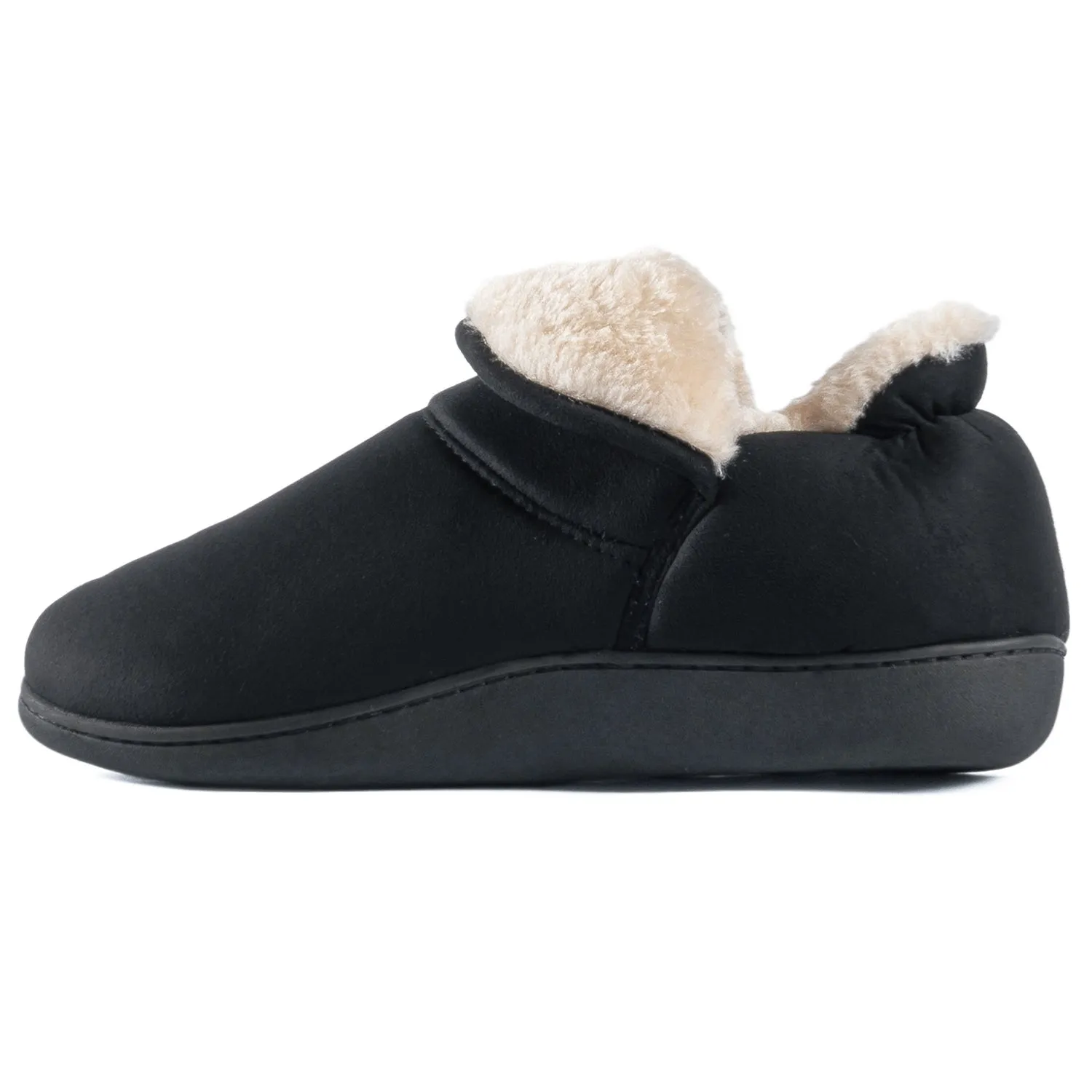 VONMAY Women's Faux Fur Suede House Booties Memory Foam Slippers