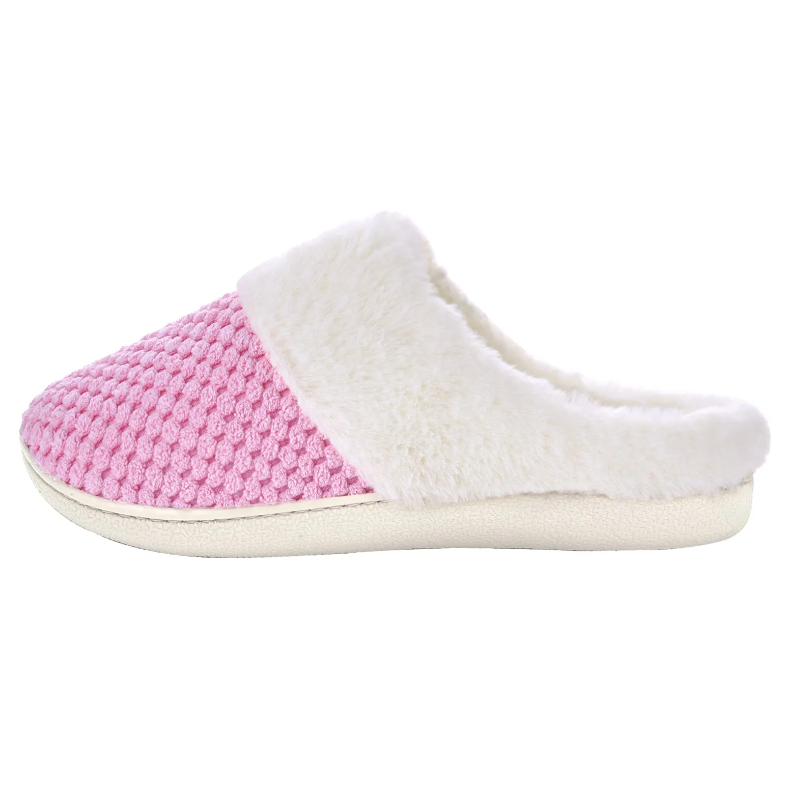 VONMAY Women's Slippers House Shoes Fleece Fuzzy Plush Lining
