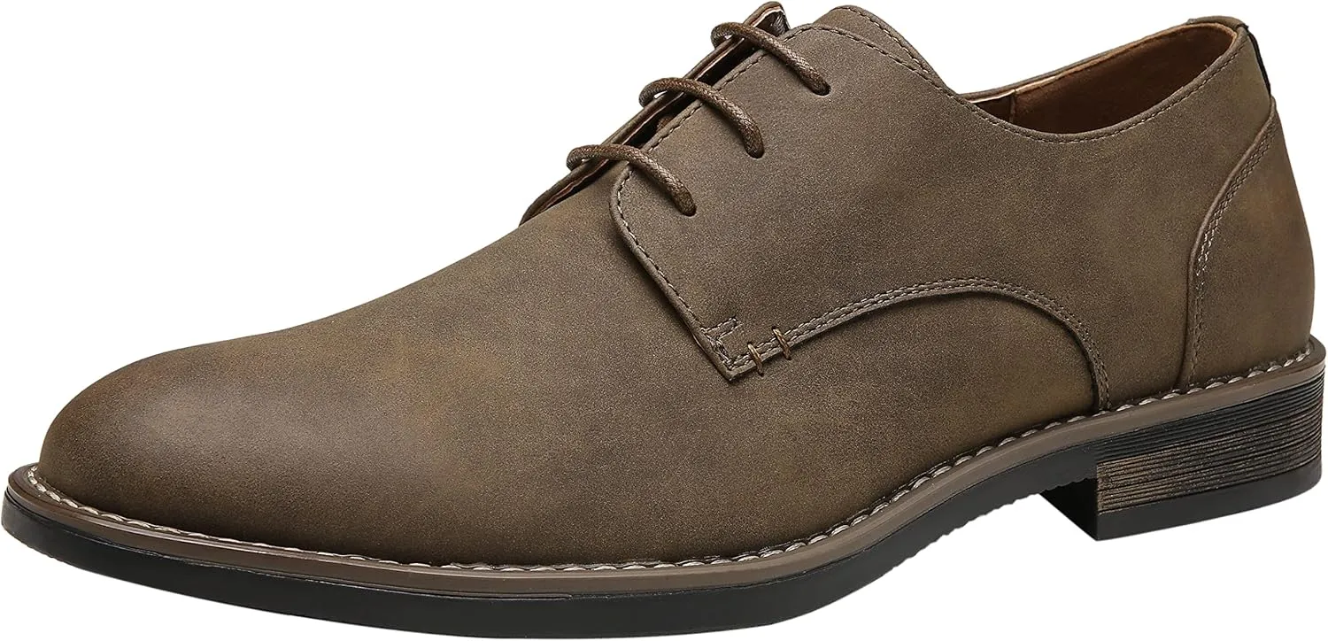 Vostey Mens Dress Shoes Business Casual Shoes Wingtip Brogue Oxford Shoes for Men