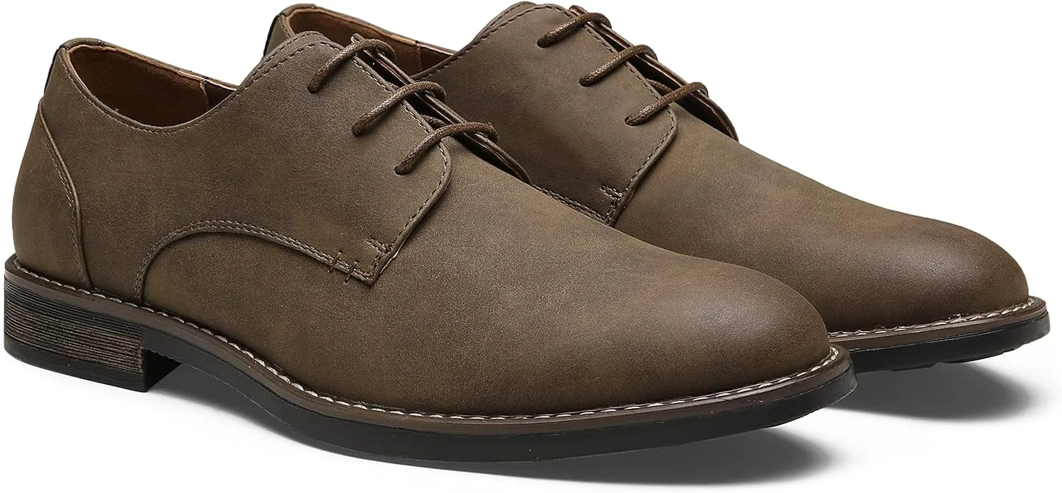 Vostey Mens Dress Shoes Business Casual Shoes Wingtip Brogue Oxford Shoes for Men
