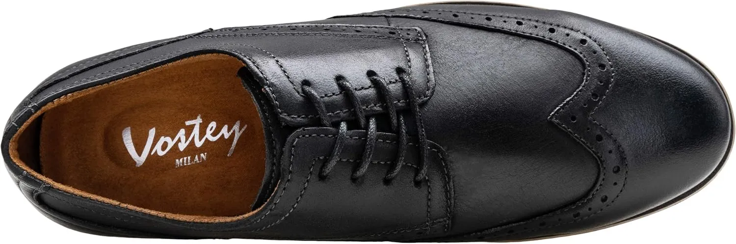 Vostey Men's Dress Shoes Leather Casual Dress Shoes for Men Leather Business Oxford Shoes for Men