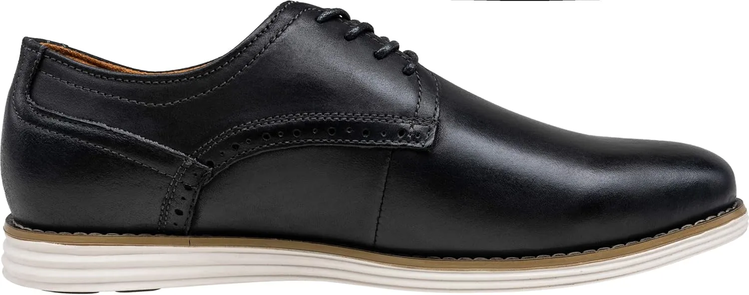 Vostey Men's Dress Shoes Leather Casual Dress Shoes for Men Leather Business Oxford Shoes for Men