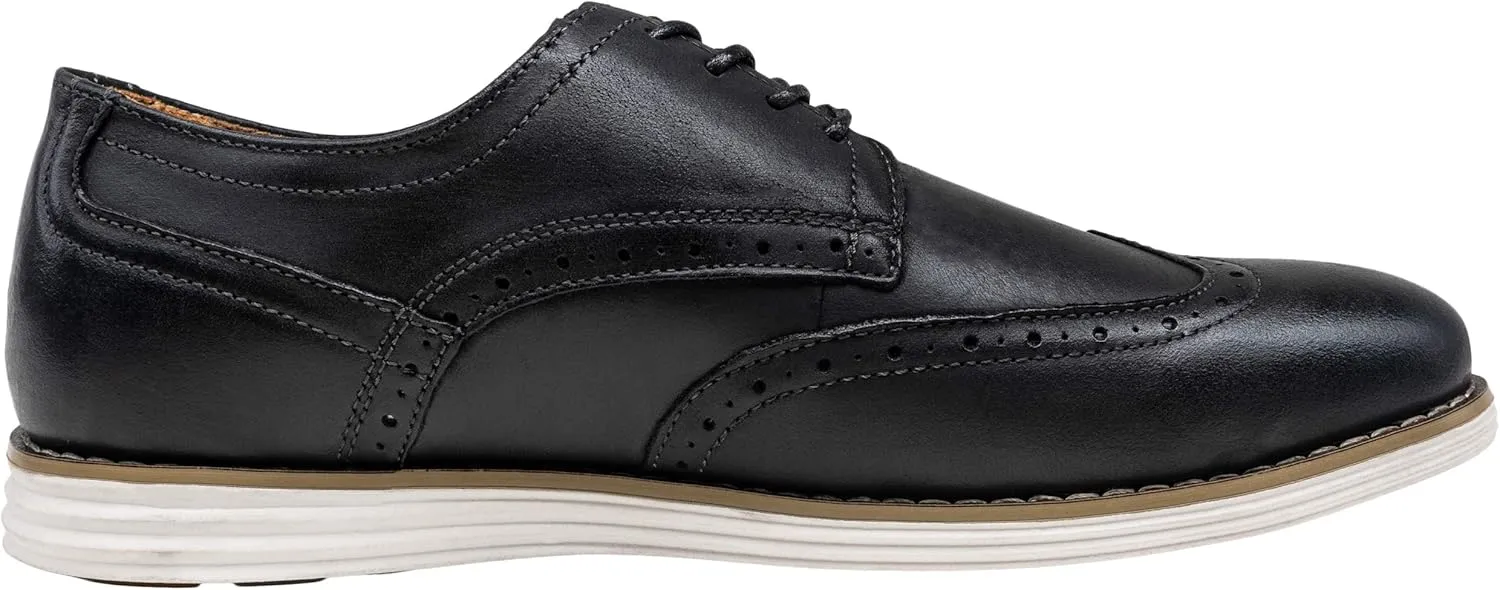 Vostey Men's Dress Shoes Leather Casual Dress Shoes for Men Leather Business Oxford Shoes for Men