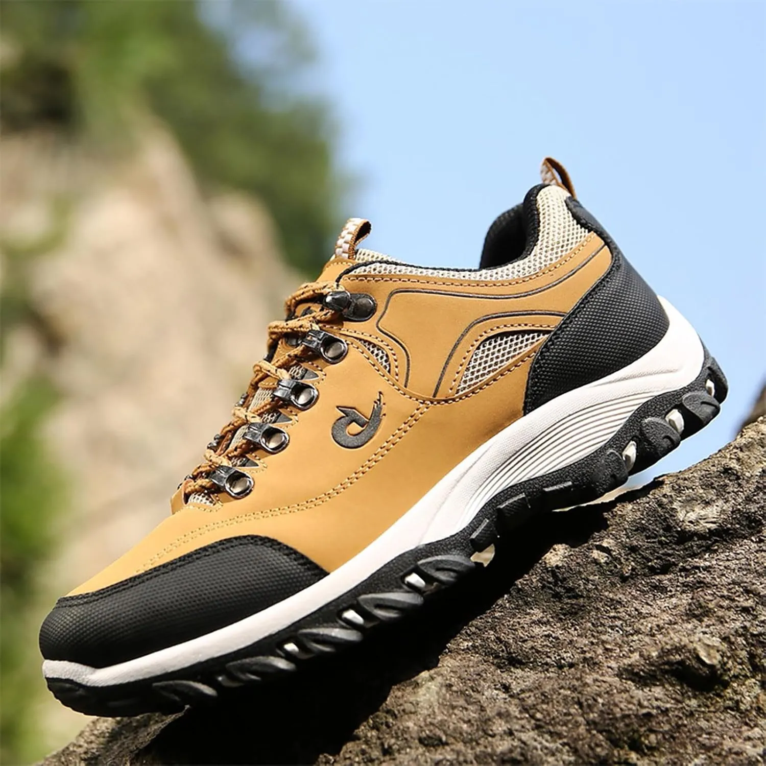 Walking Shoes For Men Slip-On Loafer Trekking Shoes Work Sneakers Waterproof Sneakers Hiking Sneakers Work Shoes