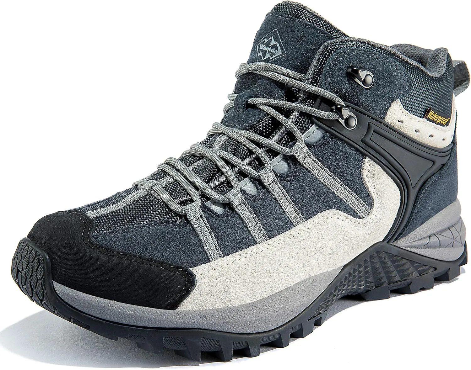 wantdo Women's Waterproof Hiking Boots Lightweight Outdoor Camping Shoes