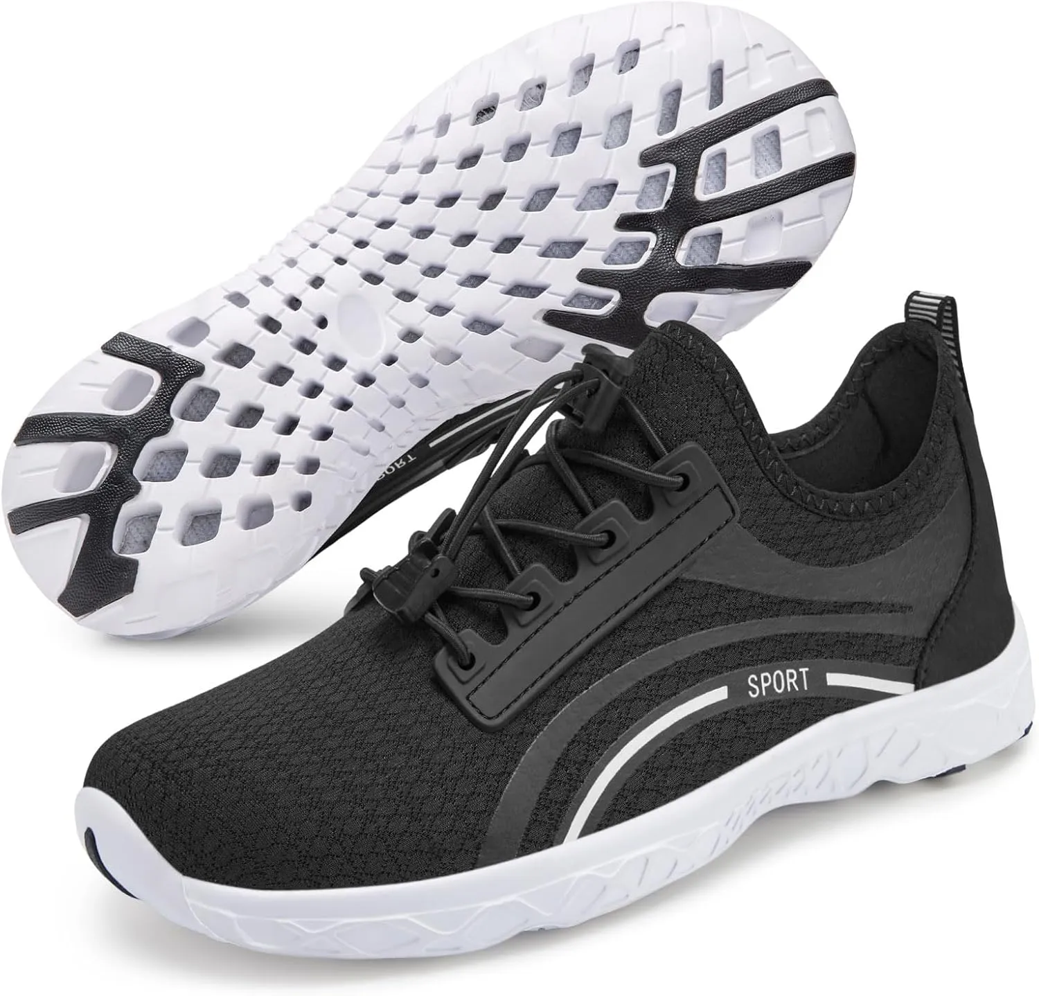 Water Shoes for Men Women Mesh Barefoot Hiking Swim River Shoes Adult Lake Pool Aqua Socks Beach Surfing Kayaking Sport Accessories Camping