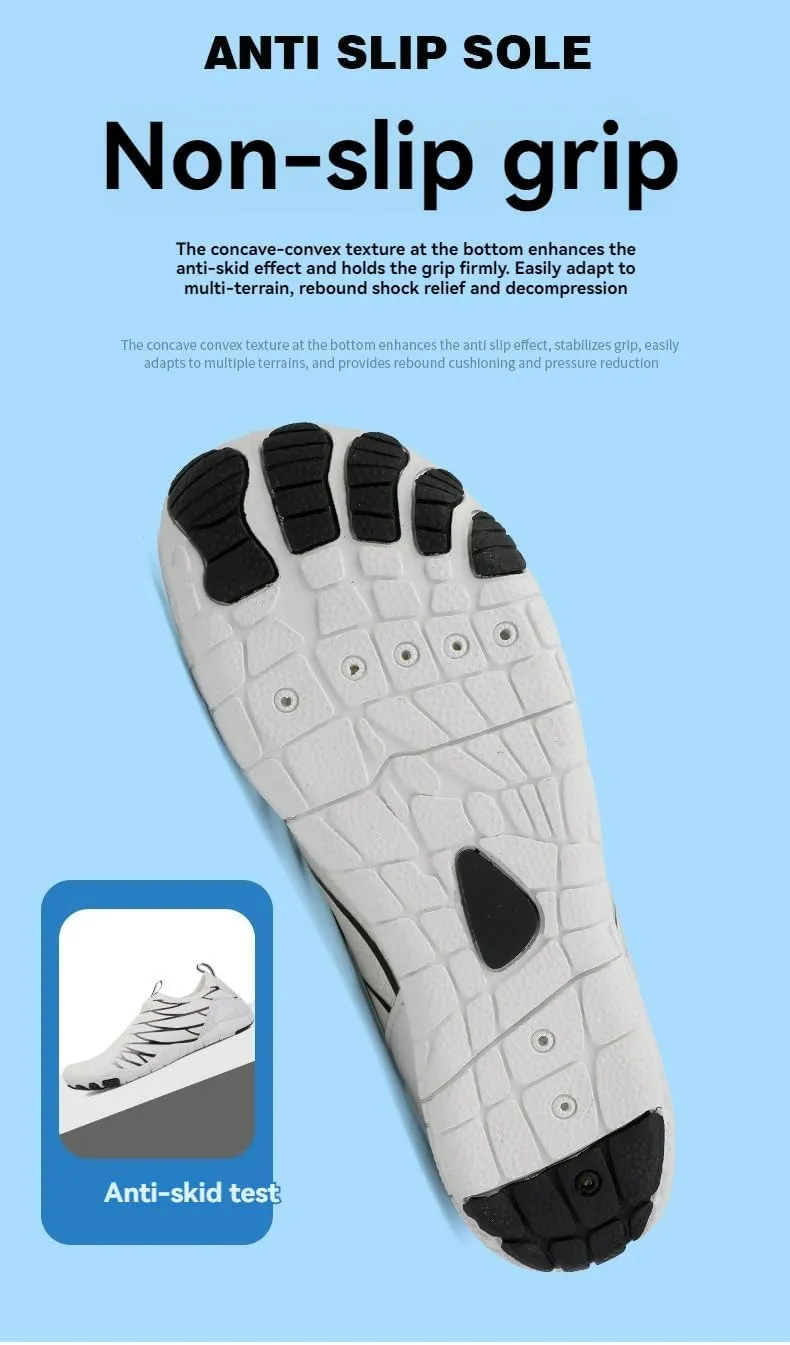 Water Shoes Women Men Quick Dry Hiking Footwear Barefoot Aqua Socks Shoes Sport Swim Pool Beach Shoes Athletic Adult Walking Shoes Lightweight Breathable Swimming Shoes for Women Men