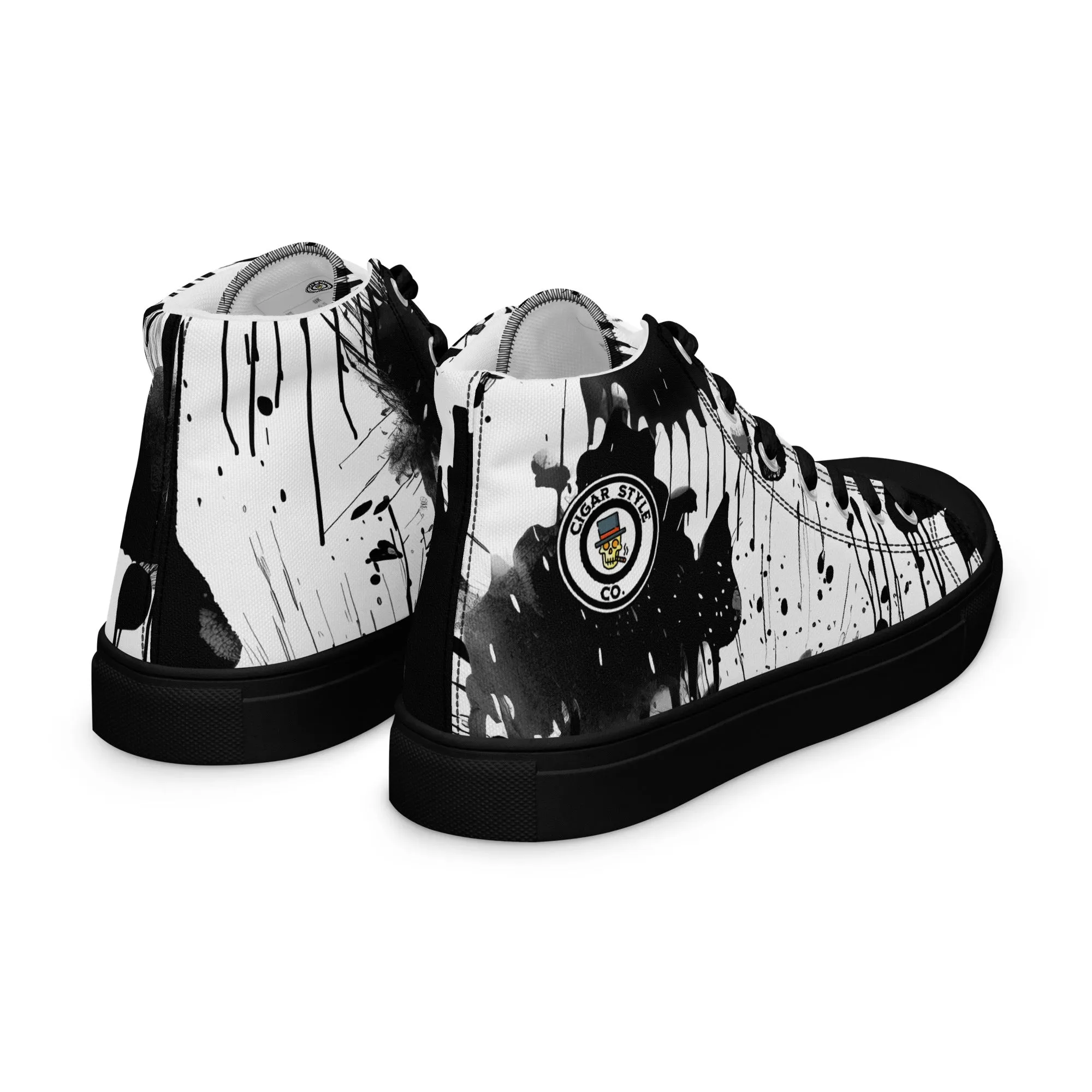 White Street Style High Top Canvas Shoes
