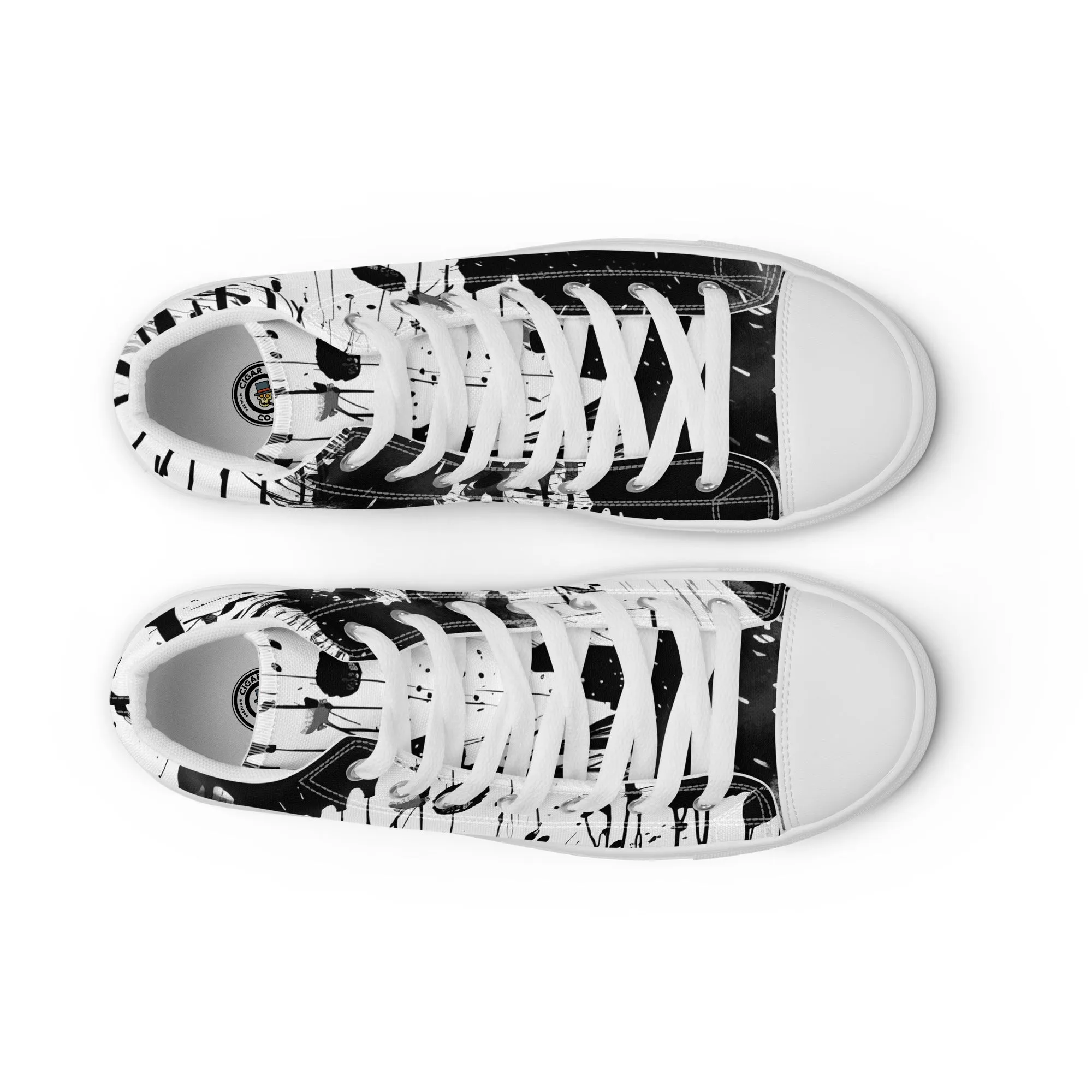 White Street Style High Top Canvas Shoes