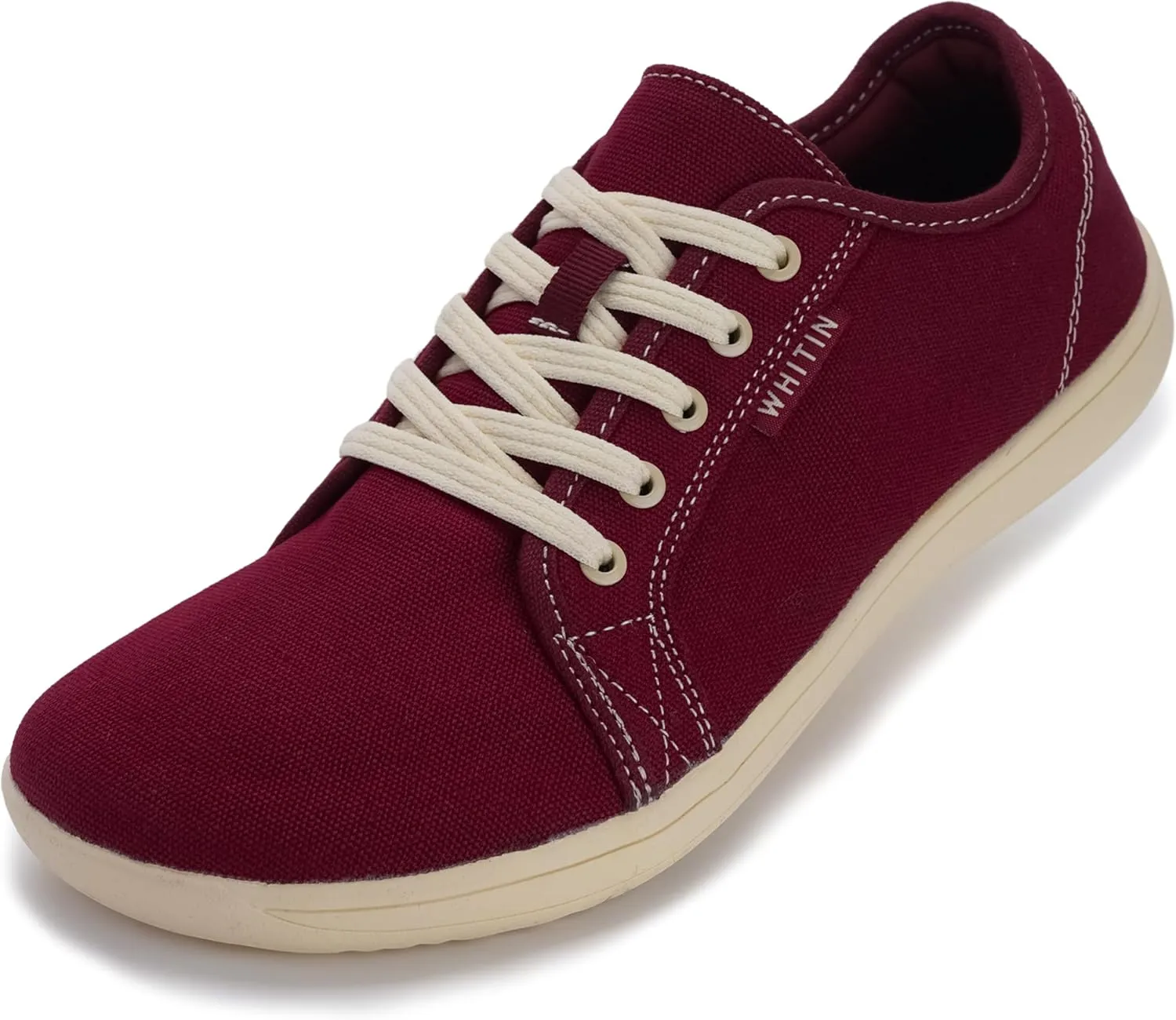 WHITIN Men's Canvas Barefoot Shoes | Wide Toe-Box | Zero-Drop Sole
