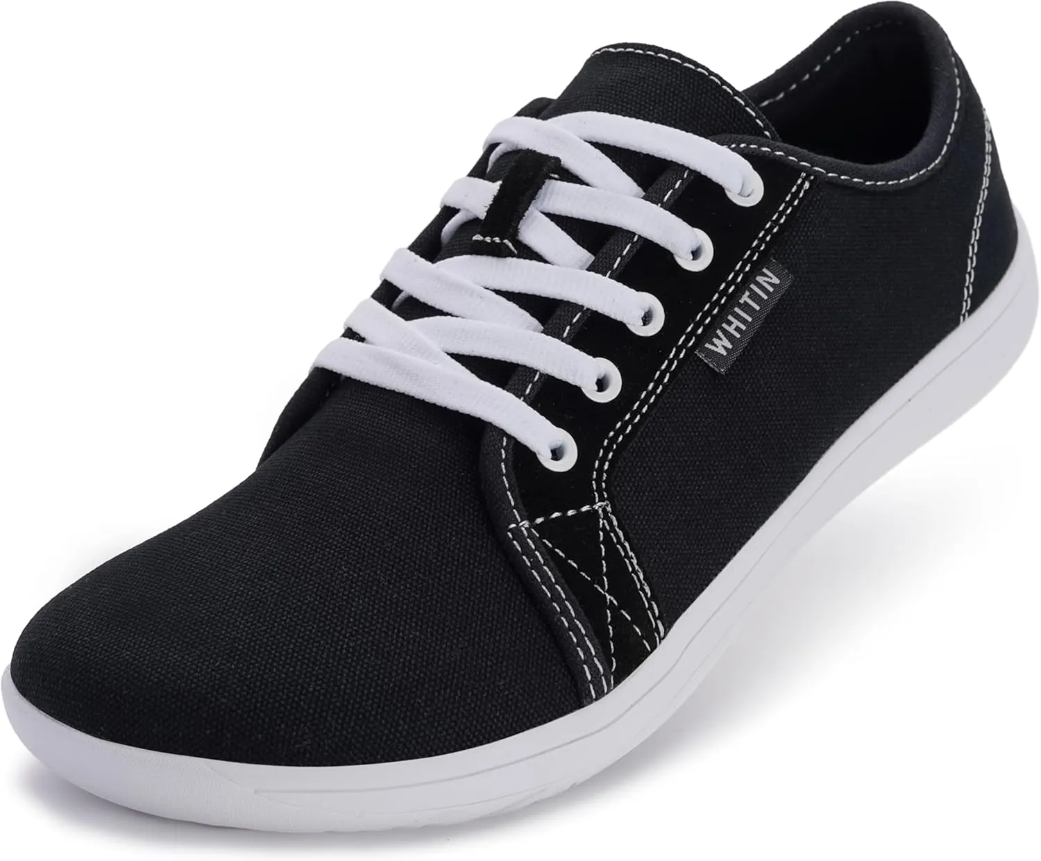 WHITIN Men's Canvas Barefoot Shoes | Wide Toe-Box | Zero-Drop Sole
