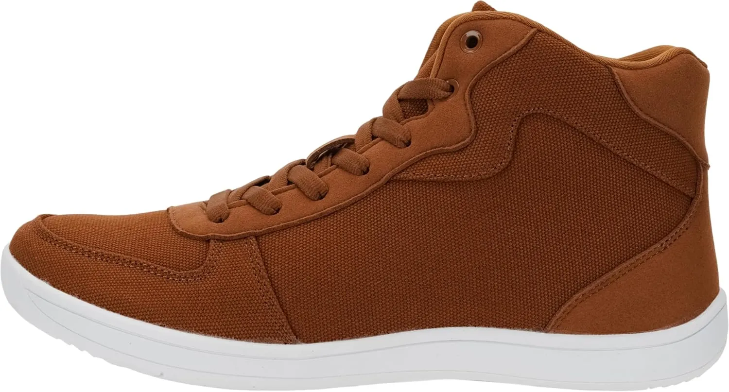 WHITIN Men's Canvas Minimalist Barefoot Shoes   Wide Toe Box   Zero Drop
