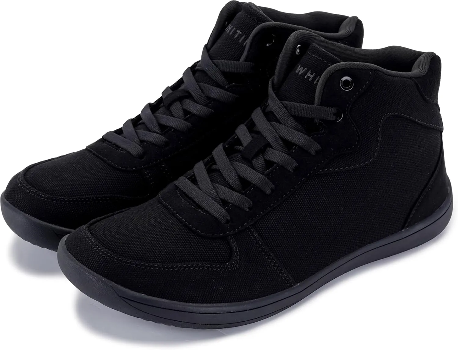 WHITIN Men's Canvas Minimalist Barefoot Shoes   Wide Toe Box   Zero Drop