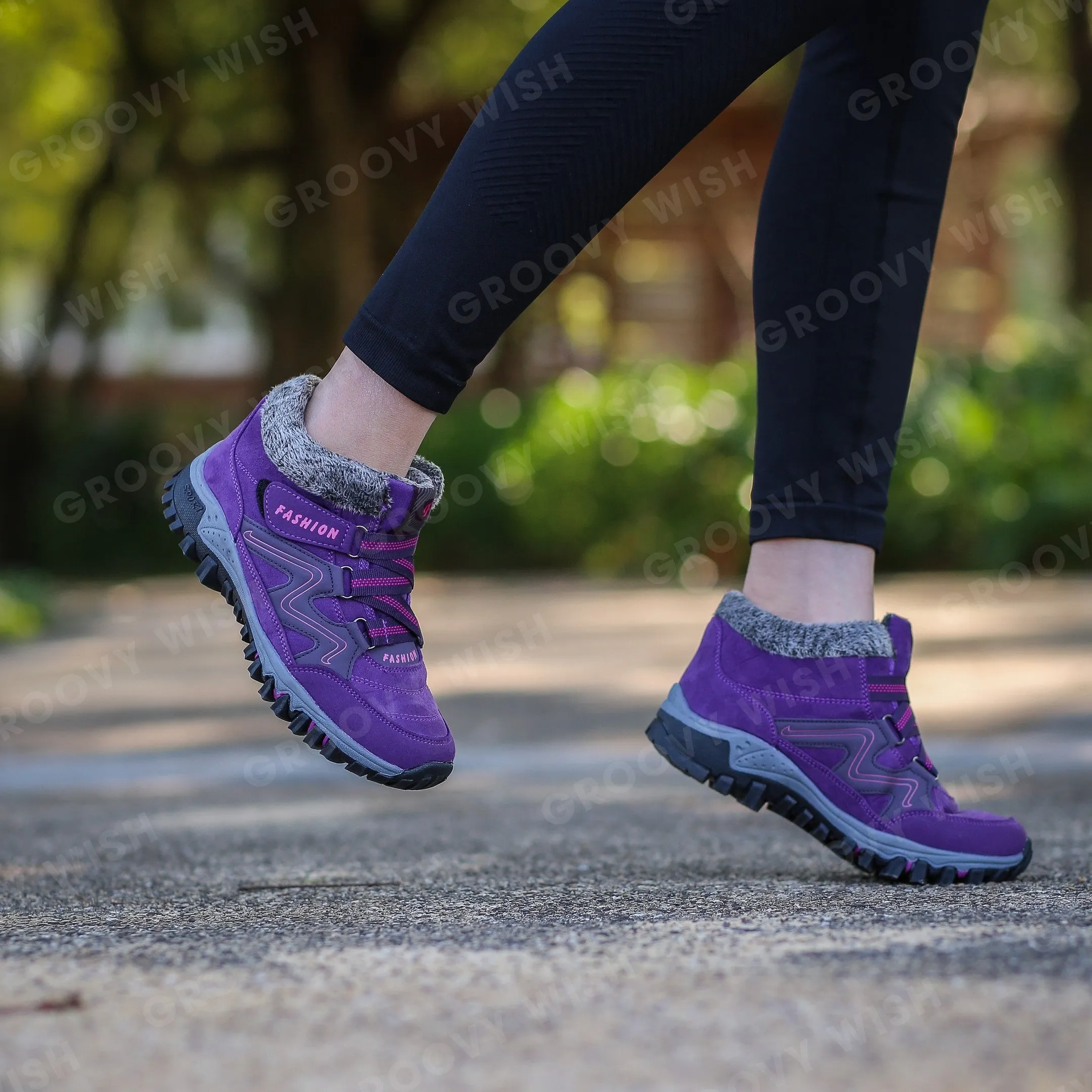 Winter Hiking Shoes – Warm Lining, Waterproof, and Orthopedic Outdoor Boots