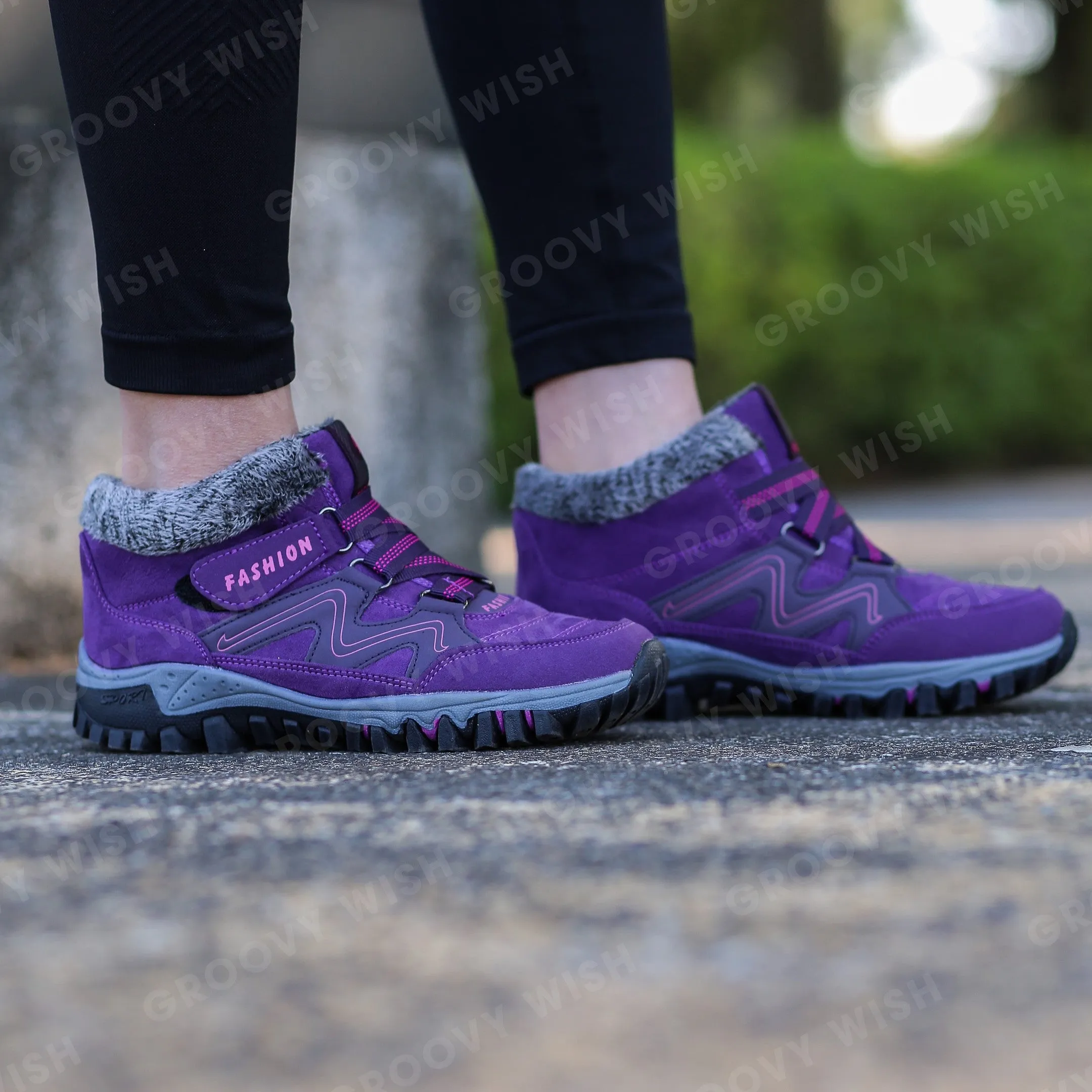 Winter Hiking Shoes – Warm Lining, Waterproof, and Orthopedic Outdoor Boots