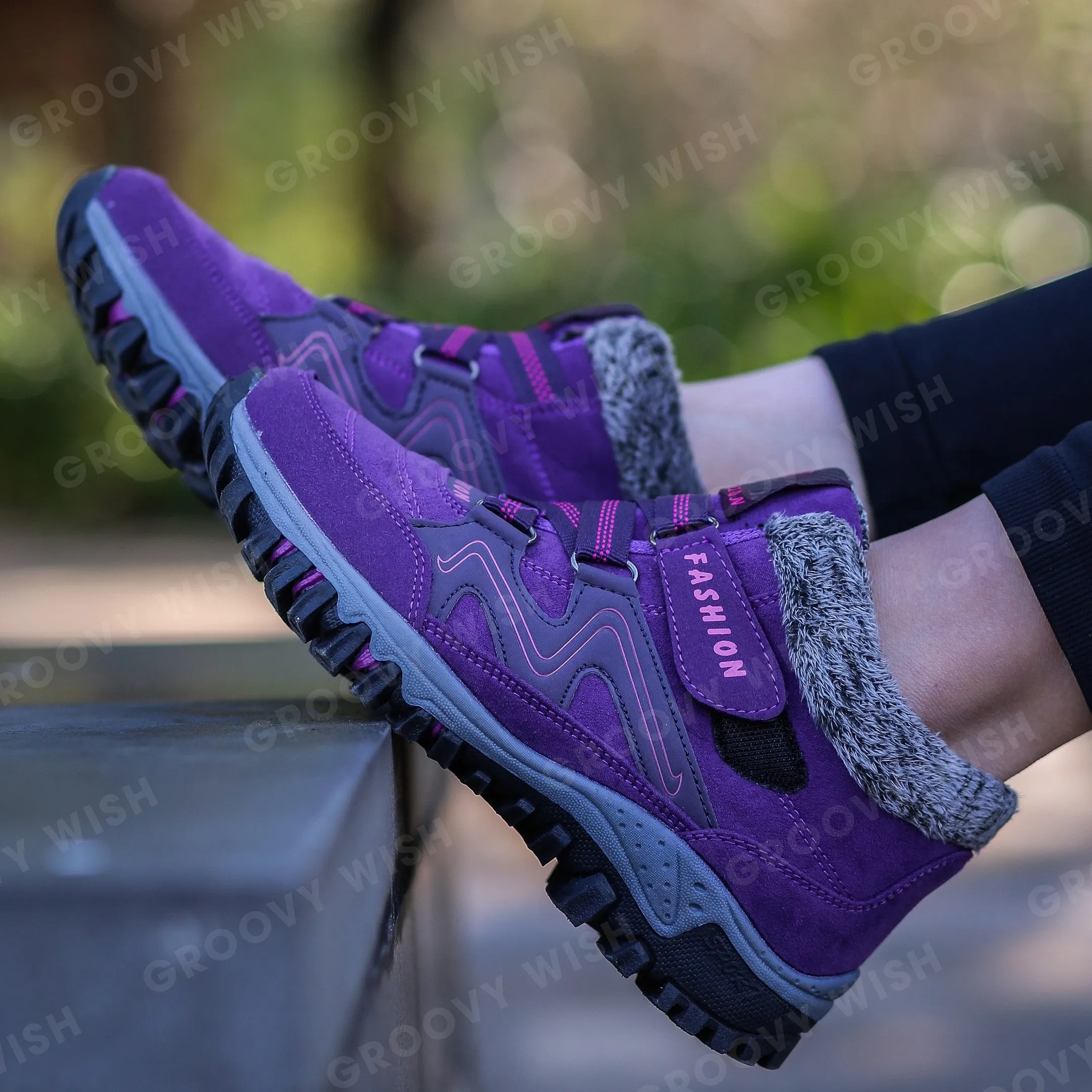 Winter Hiking Shoes – Warm Lining, Waterproof, and Orthopedic Outdoor Boots