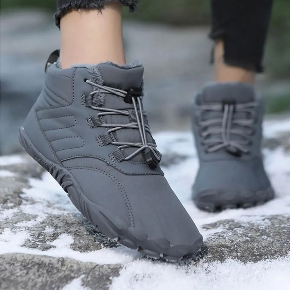 Winter PeakFootwear for Women Men Neuropathy, Hike Barefoot Footwear Men, Non-Slip & Waterproof Barefoot Boots Walking