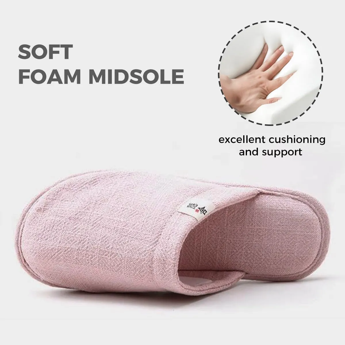 Women Men Comfort House Slippers Warm Home Shoes Anti-Skid Slippers Outdoor Indoor
