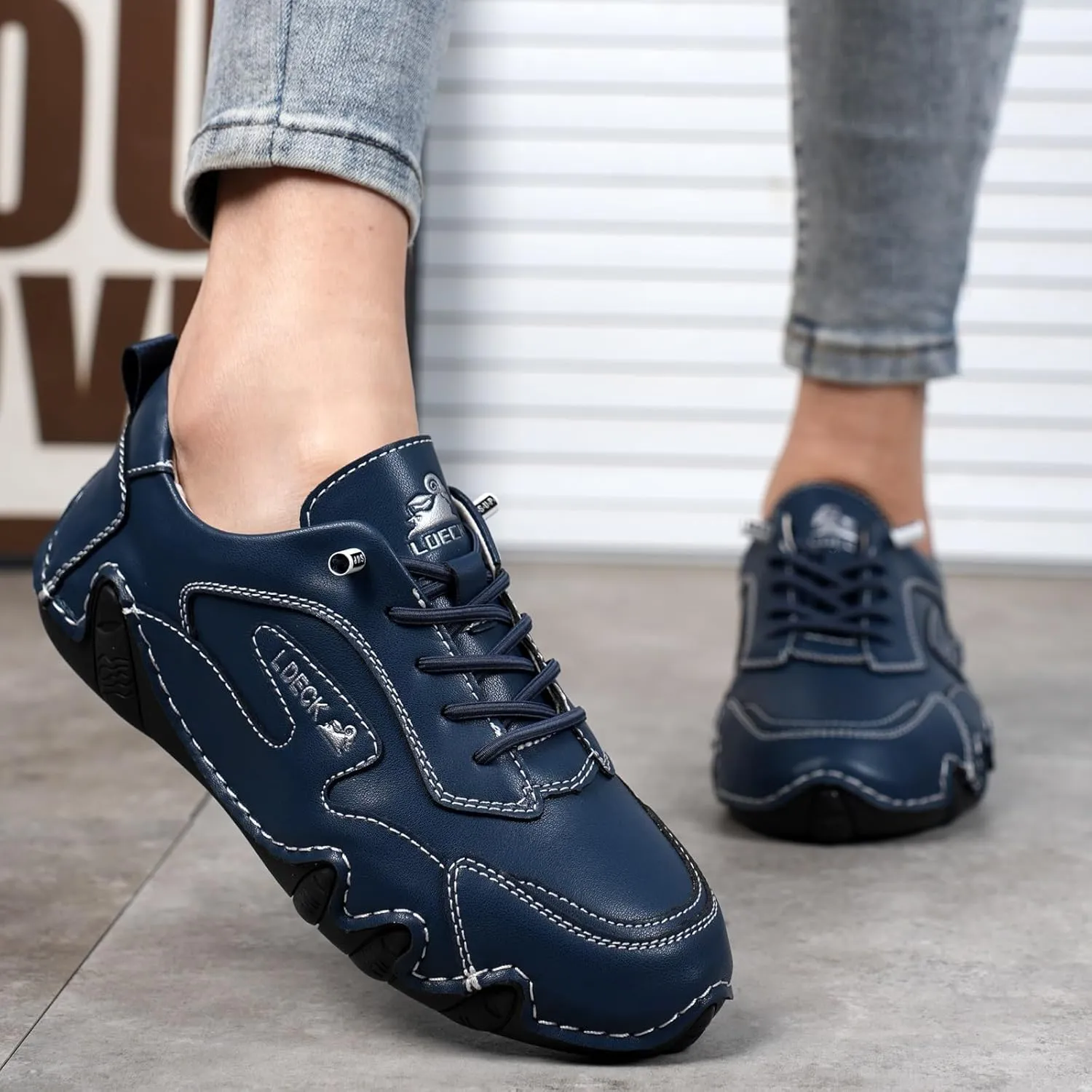 Women Orthopedic Walking Shoes for Women Soft Soled Pure Cowhide Corrective Loafers for Women Walking Boots for Women