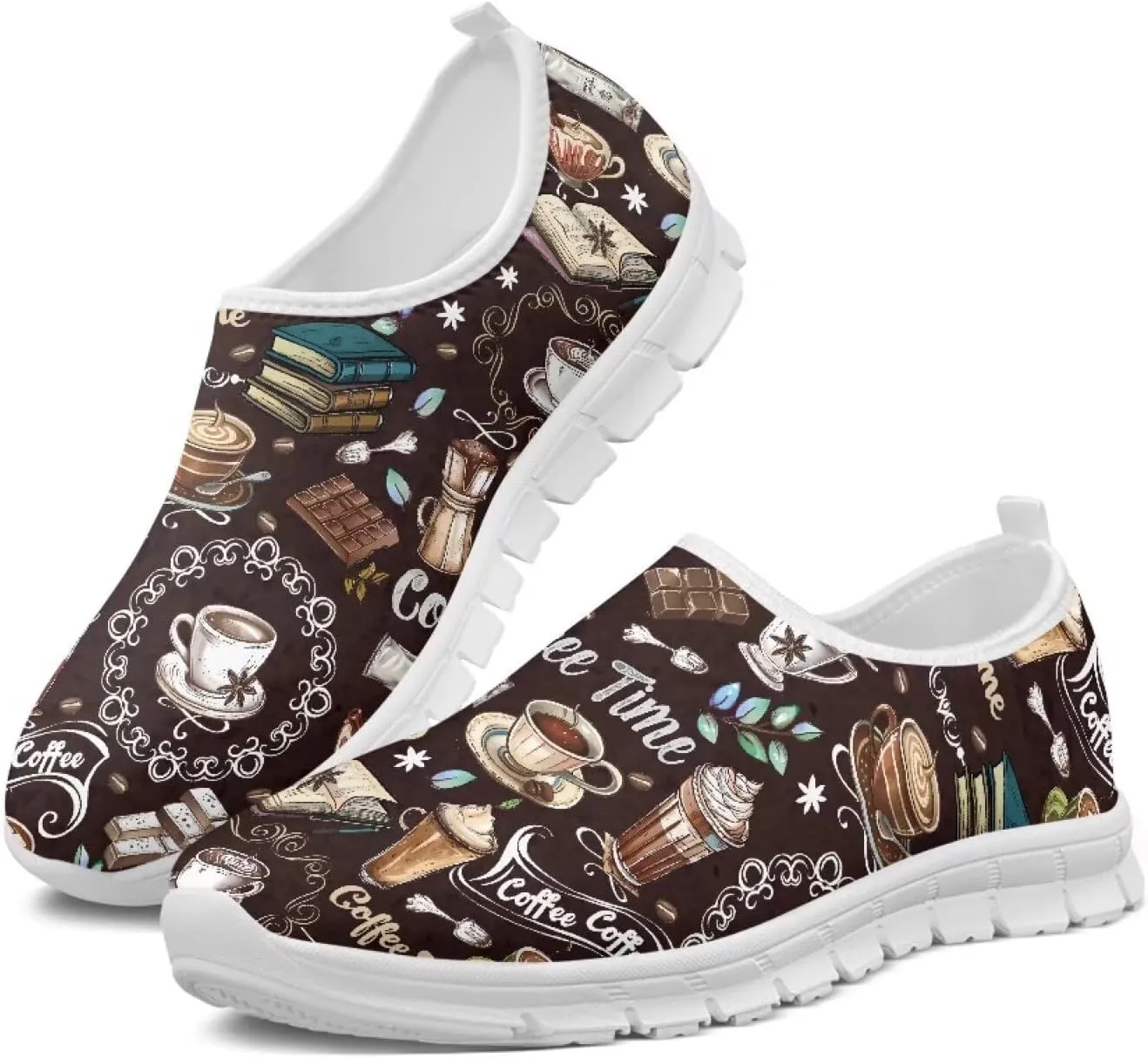 Women Slip On Tennis Shoes Womens Non Slip Work Shoes Casual Sneakers