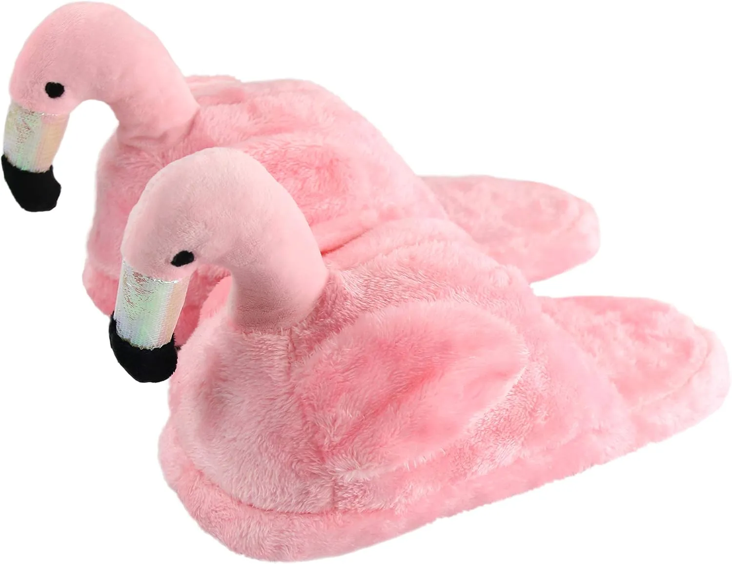 Women Slippers Flamingo Soft Cozy Animals Memory Foam Fleece Plush House Warm Indoor Shoes Gifts for Girls Womens