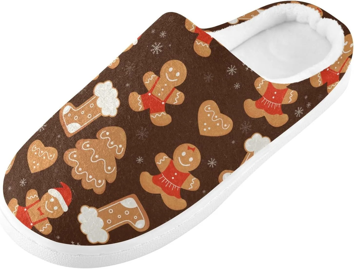Women's and Men's Fuzzy House Slippers - Cozy Memory Foam Indoor/Outdoor Warm Nonslip Family Slippers