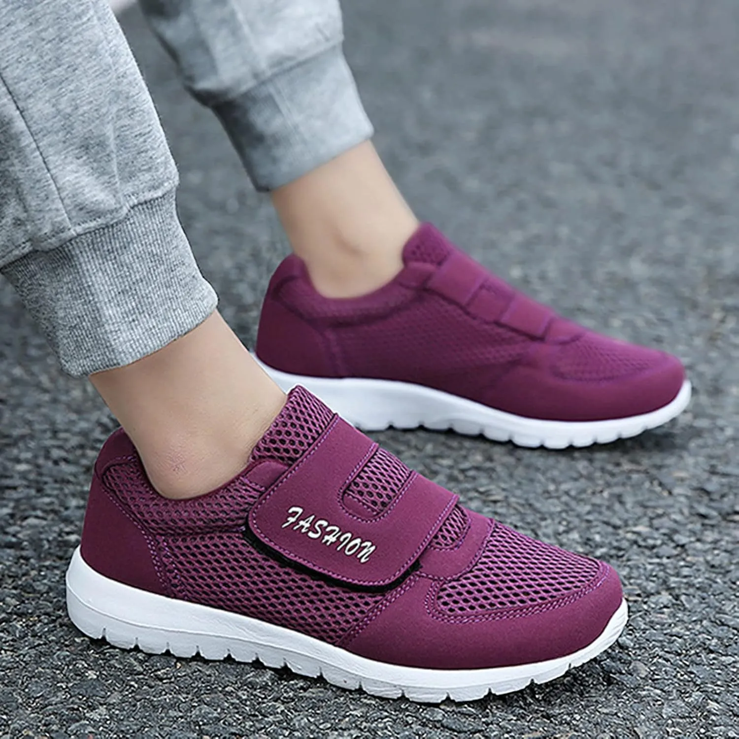 Womens Black Slip On Sneakers Size 7 All Black Non Slip Restaurant Shoes Women's Women Shoes Sneakers Fashion Womens Black Fashion Sneakers 2023 Zapatos Tenis para Corregir Juanetes De Mujer