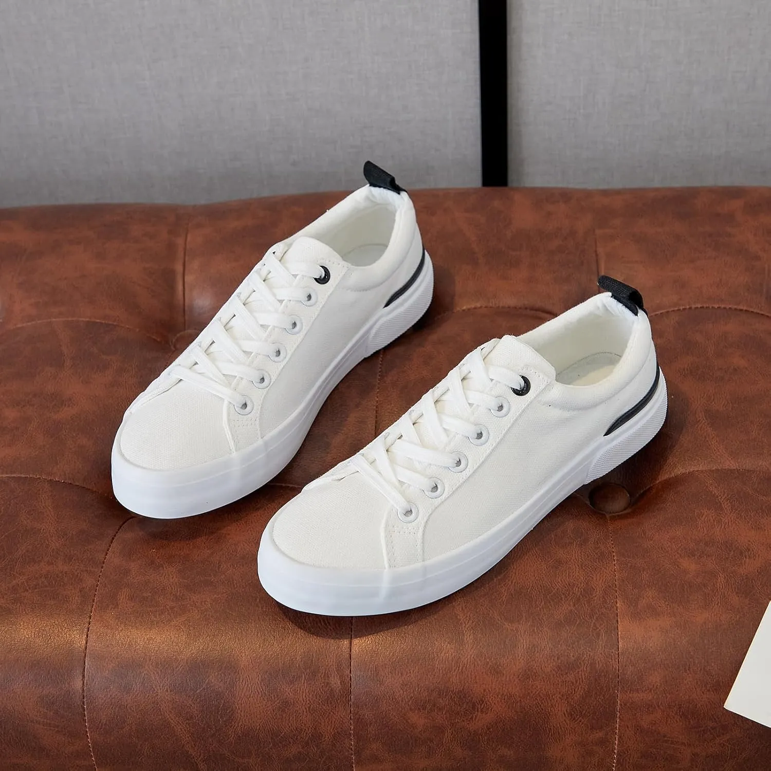 Womens Canvas Shoes Low Cut Canvas Sneakers Walking Running Shoes