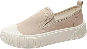 Women's Canvas Shoes Slip Shoes Cloud Slides Shoes Thick Bottom Shoes Board Shoes Walking Shoes Road Shoes Running Shoes Biscuit Shoes Flat One Stirrup Shoes Foam Household Shoes