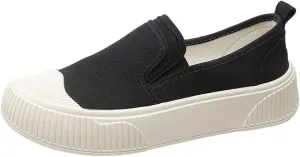 Women's Canvas Shoes Slip Shoes Cloud Slides Shoes Thick Bottom Shoes Board Shoes Walking Shoes Road Shoes Running Shoes Biscuit Shoes Flat One Stirrup Shoes Foam Household Shoes