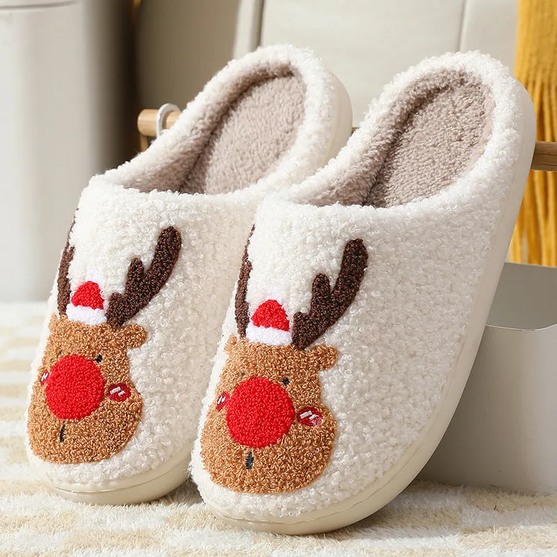 Women's Christmas slippers elegant soft and comfortable winter