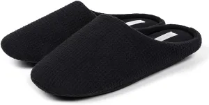 Womens Cotton Lightweight House Slippers With Memory Foam, Washable & Cozy Slip On